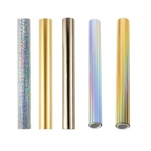 5Ppcs Glimmer Hot Foil, Metallic Variety Beautiful Diamond Color, 19Cmx5... - £23.59 GBP
