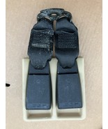 Mercedes 87-95 W124 300TD TE E320 Third Row Seatbelt Buckle W/ Trim Beig... - $197.99