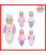 3 Bodysuits &amp; 1 Pink Coat for 15-18 Inch Dolls - Perfect Gift Set for Kids - $49.57 CAD