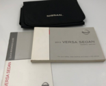 2013 Nissan Versa Sedan Owners Manual Handbook Set with Case OEM B01B32037 - $26.98