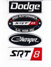 Charger 392 Sew Iron On Four Patch Combo Badge Emblem Embroidered - $18.99