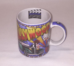 Hollywood Tinseltown coffee mug movie film themed cup vintage 1980s - 90s - £2.38 GBP