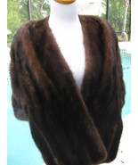 FABULOUS VINTAGE Sable Color Brown Mink Fur STOLE- Sizes - MediUM - Larg... - $5,083.06 MXN