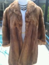 Beautiful Natural Mink Fur Stole Shawl Sizes: Small  - Medium EXCELLENT ... - $249.00
