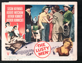 Lusty Men 11&quot;x14&quot; Lobby Card Susan Hayward Arthur Hunnicutt - $29.10