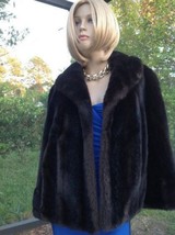 Women Elegant FAUX FUR SHAWl STOLe BOLERo CAPe- Size: Small Medium  POSS... - $74.00