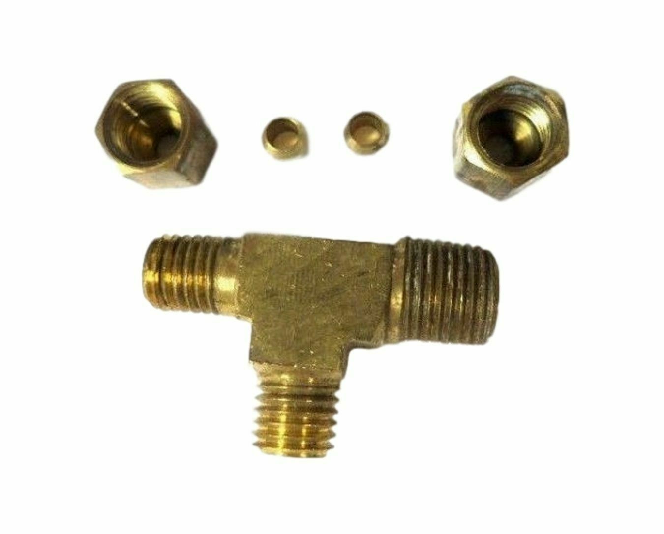 Big A Service Line 3-171220 Brass Pipe, Tee Fitting Kit 1/8&quot; x 1/8&quot; - $12.75