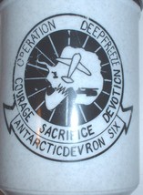 plastic travel coffee mug: &quot;Operation Deep Freeze&quot; Antarctic DEVRON SIX;... - £11.88 GBP