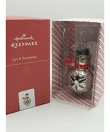 Hallmark Keepsake &quot;Let It Snowman&quot; Ornament w Box - £12.29 GBP