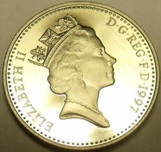 Gem Cameo Proof Gret Britain 1997 10 Pence~Crowned Lion~Collect The Best... - £6.53 GBP