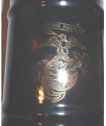 ceramic beer stein: USMC US Marine Corps black with EGA; Buntingware - €21,71 EUR