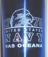 plastic travel coffee mug: USN US Navy NAS Naval Air Station Oceana, Vir... - £11.85 GBP