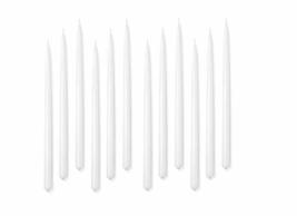 Smokeless Scented Paraffin Wax White Tapered Stick Candles Decorations for Livin - £30.30 GBP