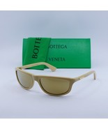 Bottega Veneta BV1327S 004 Pale Yellow/Brown with Bronze Mirror 58-17-12... - $387.97
