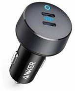 Anker PowerDrive III Duo A2724 - Fast Car Charger Dual USB Type C - NEW - £19.69 GBP