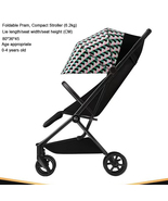 hakayband Prams, Portable baby stroller with Height Adjustable Reversibl... - £157.10 GBP