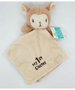 MTY Int Lamb Baby Lovey Rattle &amp; Security Blanket Tan My 1st Easter Sati... - $662.30 MXN