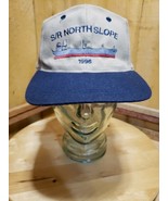  Vintage S/R North Slope 1996 Beige/Blue Wool KC Trucker Snapback Adult ... - $15.29