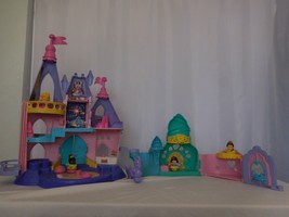 Fisher Price Little People Disney Princess Songs Palace Castle + Little Mermaid  - £18.80 GBP