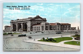 Union Station Kansas City Missouri MO UNP DB Postcard L13 - £3.07 GBP