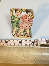 1929 Vintage Valentine Boy and Girl Stand up die cut - £8.33 GBP