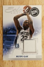 2007-08 NBA Basketball Press Pass Legends Select Swatches Rudy Gay SS-RG - £5.44 GBP