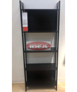Brand New IKEA LAIVA Black Bookcase Shelving Unit 24 3/8x65 &quot; 401.785.91 - £52.79 GBP