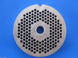 #8 x 1/8&quot; fine hole size meat grinder chopper plate disc for electric or... - $13.48
