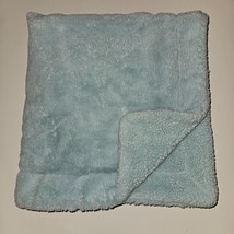 Baby Gear Solid Blue SUPER SOFT Fleece Baby Blanket Lovey 30x30 - £39.11 GBP