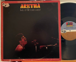 Aretha Franklin Live at Fillmore West QUAD Vinyl LP Atlantic QD 7205 QuadraDisc - $39.99