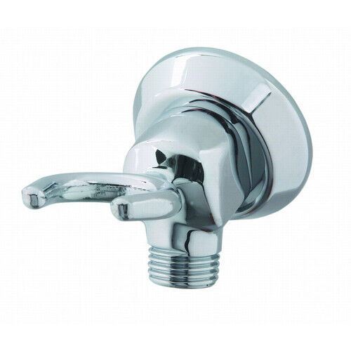 Primary image for T S Brass B-0104 Wall Hook 3/4-14UN male outlet 3/8" NPT female inlet , Chrome