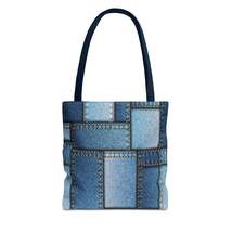Denim Canvas Bag, Tote Bag Denim - £18.97 GBP+