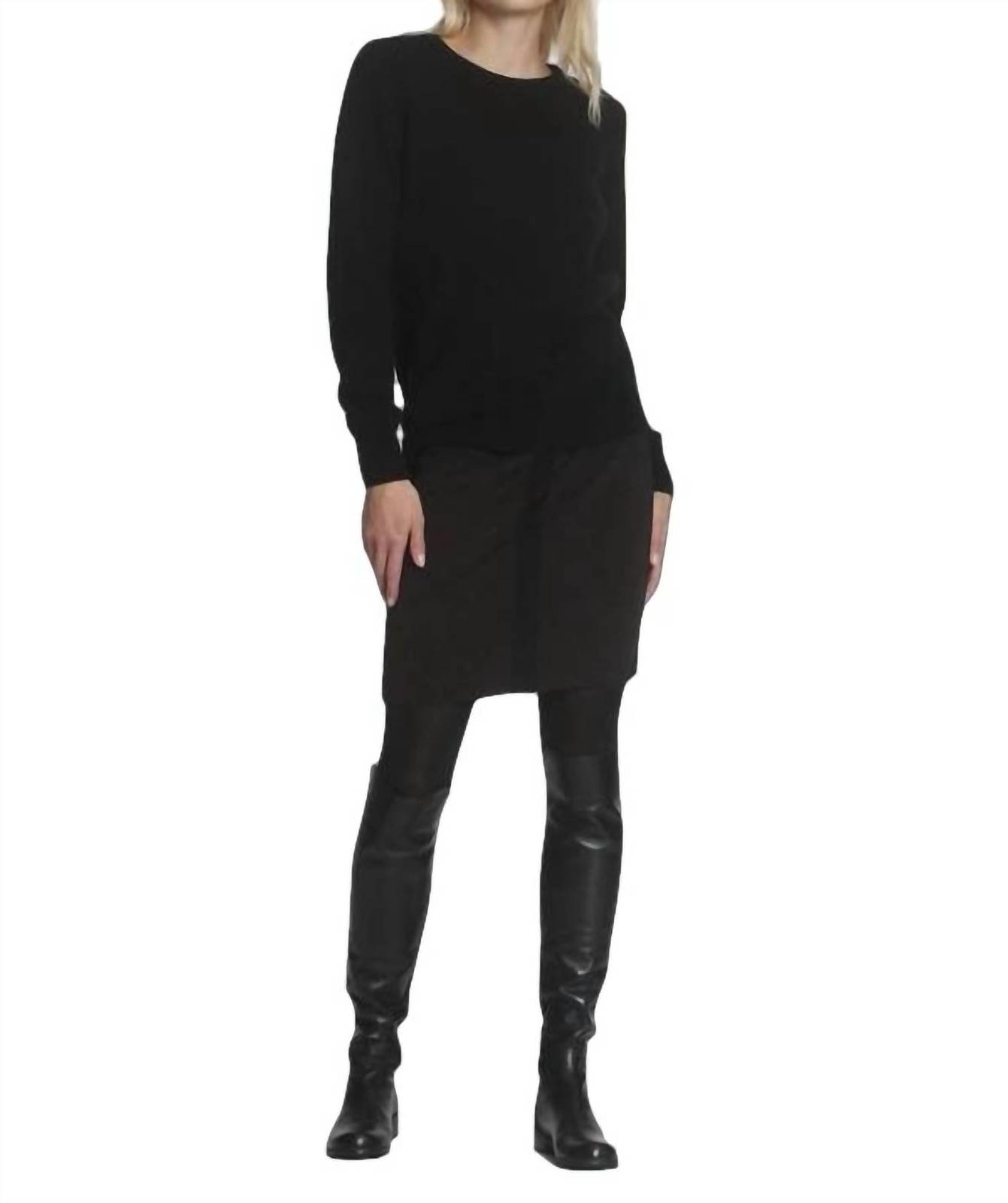 Label+Thread haley knit skirt in Brown/Black