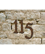 Set of 4 Rustic House Numbers or Letters / 2 Inch up to 8 Inch / Metal /... - £30.28 GBP+