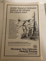 1980s Sheraton New Orleans Hotel &amp; Towers Vintage Print Ad pa11 - $7.91