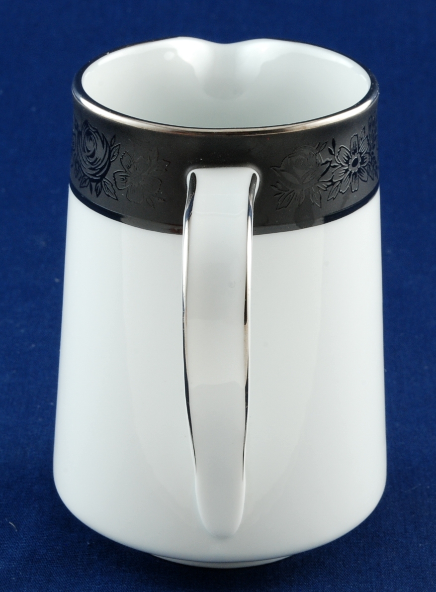 Noritake Sharon 8-oz Creamer Platinum Trim 6883 New China Item image 2