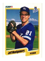 1990 Fleer Canadian #115 Jeff Montgomery Kansas City Royals - £1.57 GBP