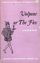 Volpone or The Fox by Ben Johson, Paperback Book - £3.59 GBP