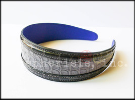 AUTH BNIB Hermes Petit H SERRE TETE CROCO BORDURE Leather Headband MYKON... - £1,664.18 GBP