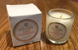 VOLUSPA-Saijo Persimmon-Natural Coconut Wax Blend Hand Poured Luxury Candle New! - $19.79
