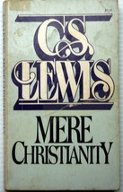 C.S. Lewis vntg 1960 mmpb MERE CHRISTIANITY same small voice of reason and truth - £7.89 GBP