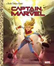Captain Marvel Little Golden Book (Marvel) [Hardcover] Sazaklis, John an... - $1.97