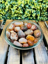 Red Carnelian Tumbled|100GR |5-6Pc| |2.5-3 cm|Healing Tumbled Stones - $935.14 MXN