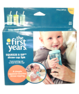 New in the Box &quot;The First Years&quot; Squeeze &amp; Sip Toddler Straw Cups - $232.12 MXN