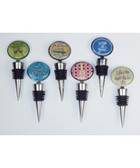 Novelty Wine Stopper ~ Choice of 6 Styles ~ Zinc Metal Alloy w/Rubber Se... - $10.78 CAD