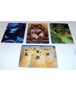 3D Wildlife Collector&#39;s Cards - Holographic Lenticular Motion ~ PACK OF ... - £7.32 GBP