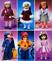 18&quot; DOLL PATTERN McCALL 3040 MINT UNCUT AM.GIRL BACKPACK PONCHO + OUTFIT... - $12.98