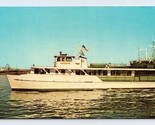 MV Sam Houston Flagship of Port of Houston Texas TX UNP Chrome Postcard M16 - $3.91