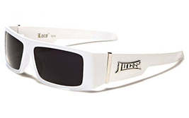 LOCS White Harcore Sunglasses LOCS W + Free Micro Fiber Bag - £9.79 GBP