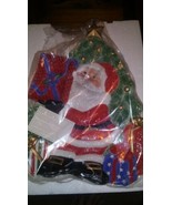 2004 FITZ AND FLOYD HAPPY HOLIDAYS CHIP &amp; DIP PLATTER CHRISTMAS SANTA CL... - €59,89 EUR